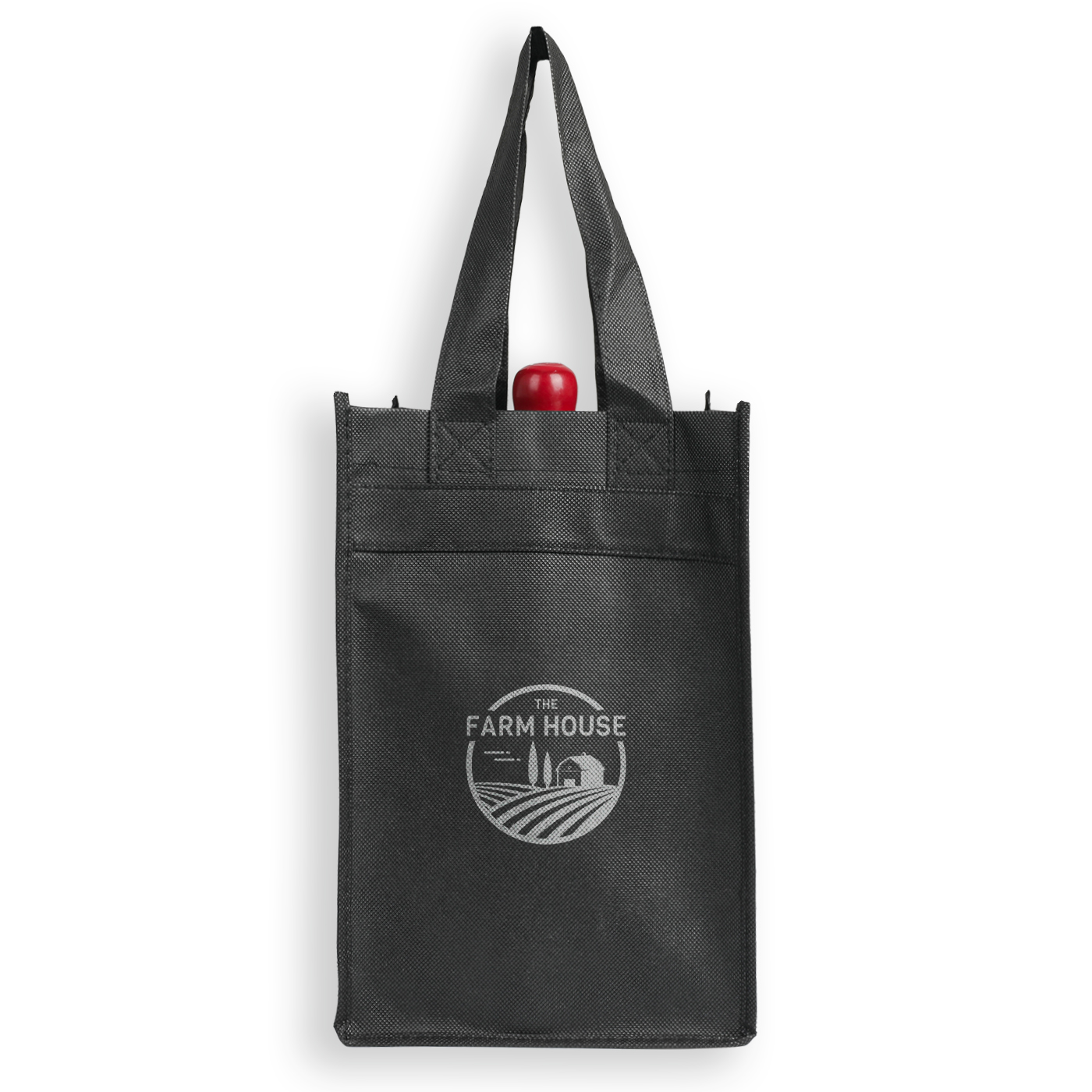 Custom 4 Bottle Wine Tote Bag