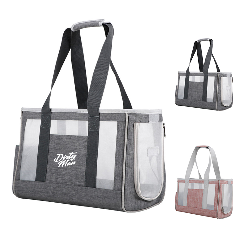 Portable Pet Mesh Carrier Bag