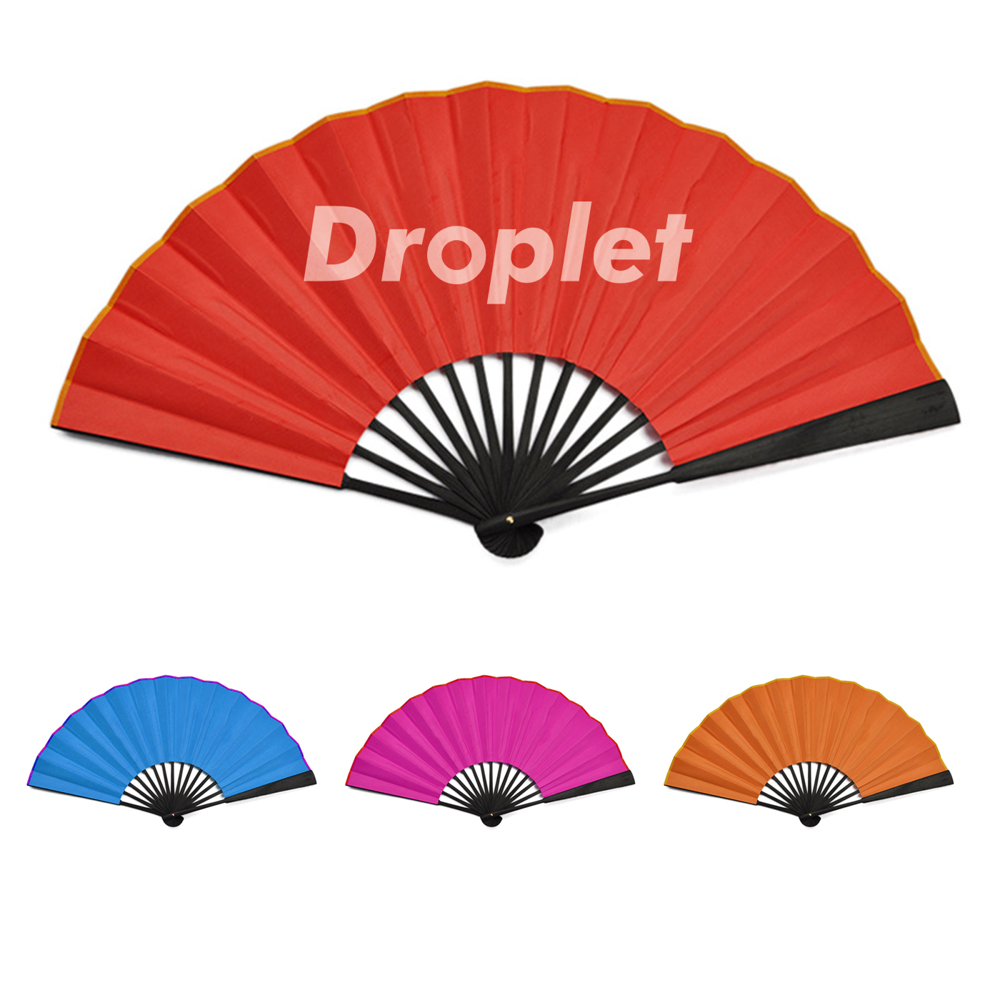 Foldable Glow Disco Hand Fan