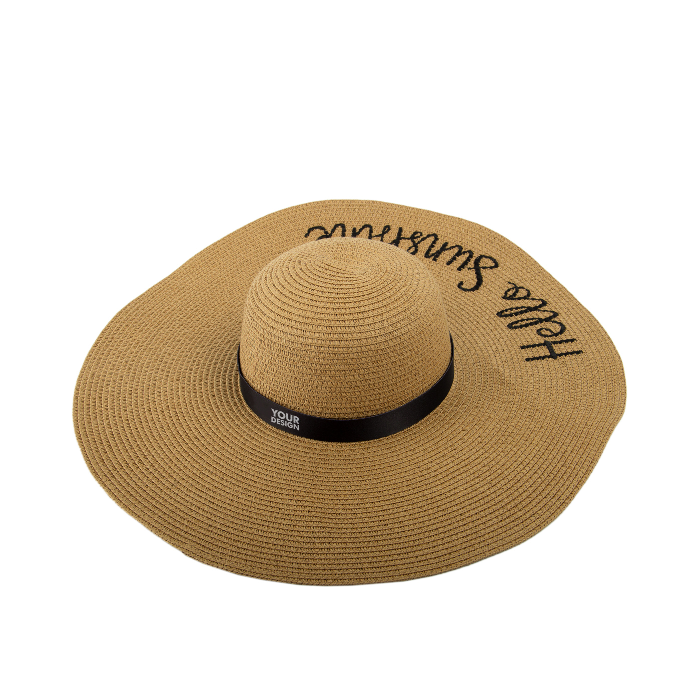Promotional Wide Brim Straw Hat