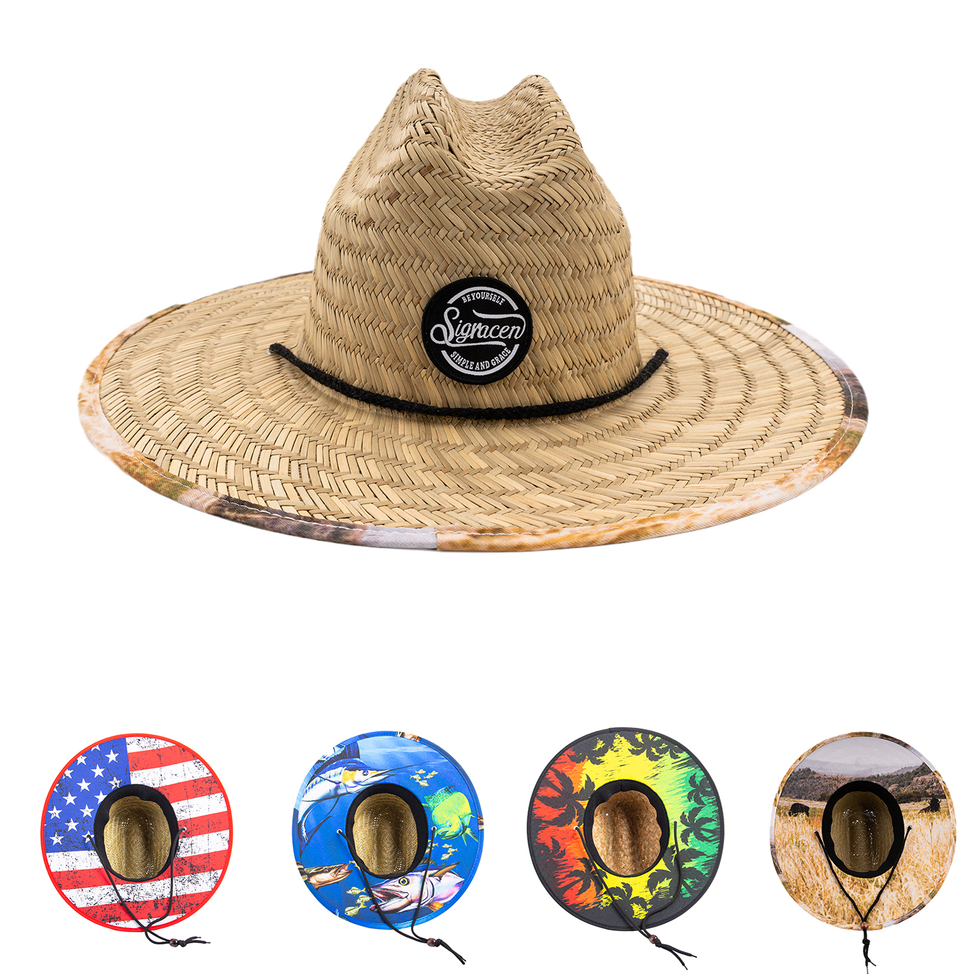 Custom Wide Brimmed Sun Hat