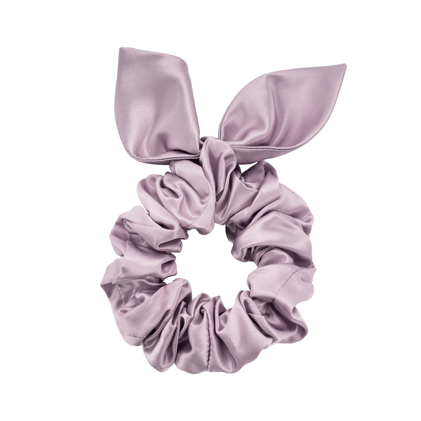 Bunny Ear Silk Scrunchie