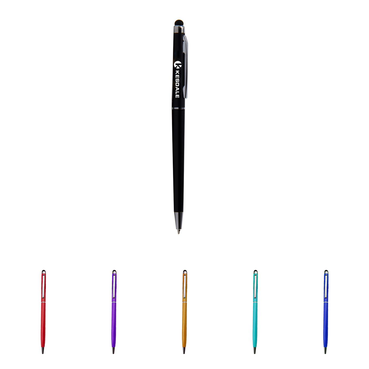 2-in-1 Stylus Retractable Ballpoint Pen 