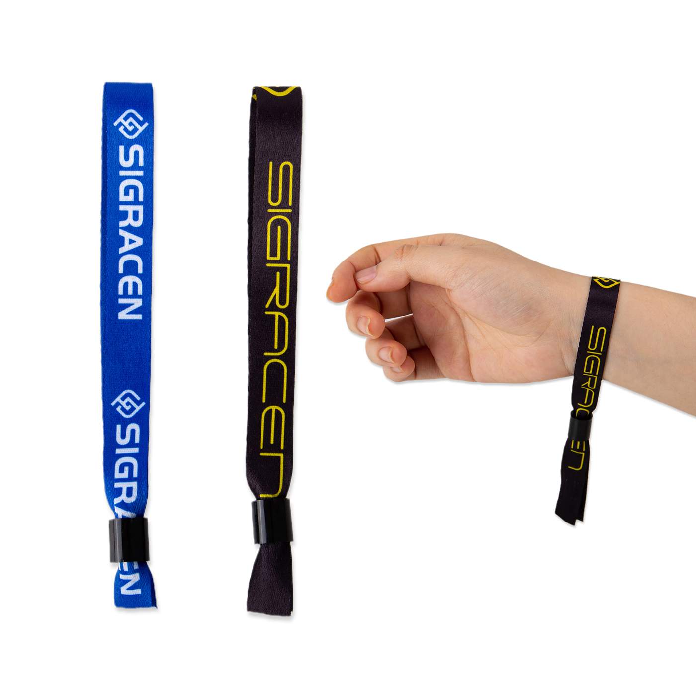 Adjustable Polyester Event Wristband