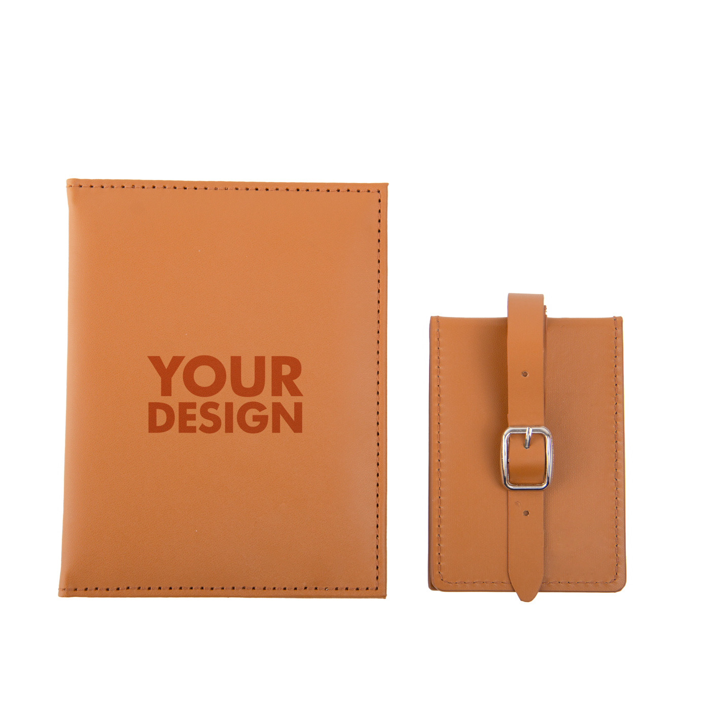 Passport Holder and Luggage Tag Set