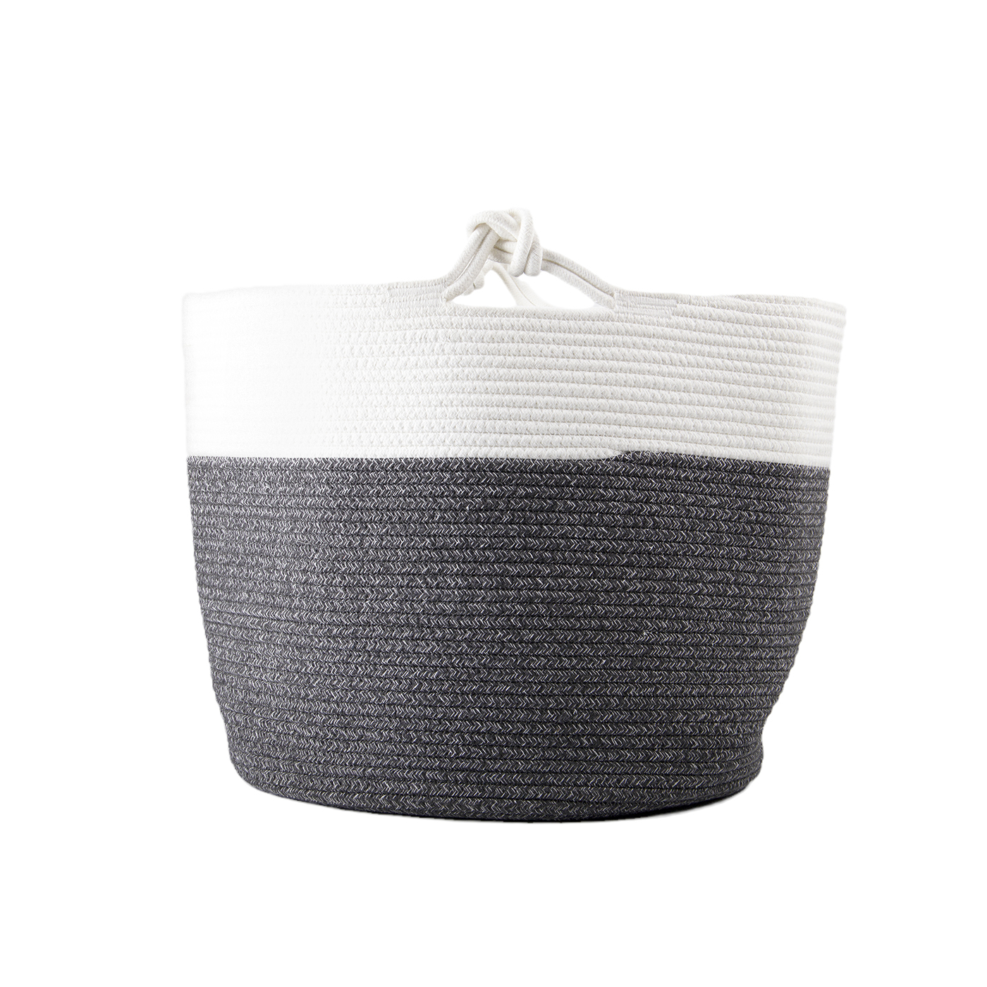 Woven Rope Laundry Hamper Basket