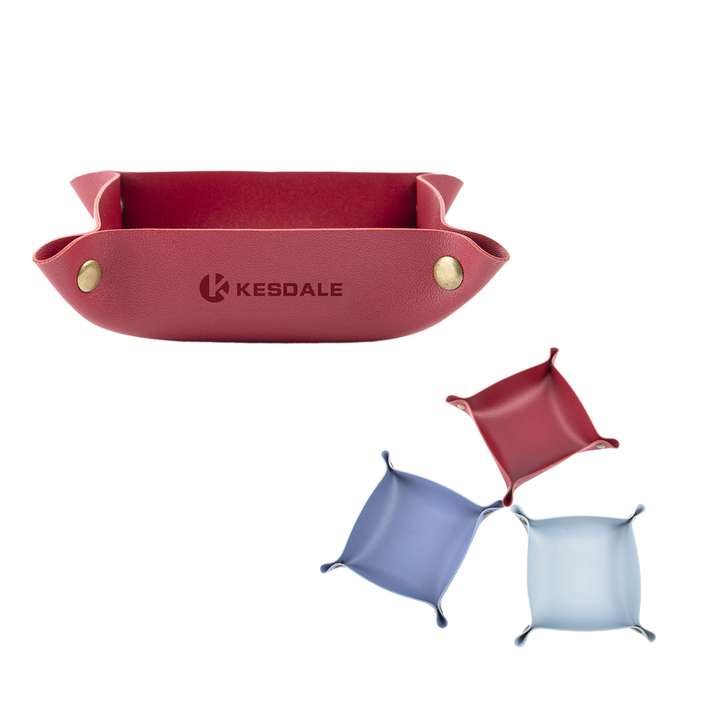 Premium Leather Foldable Desk Tray