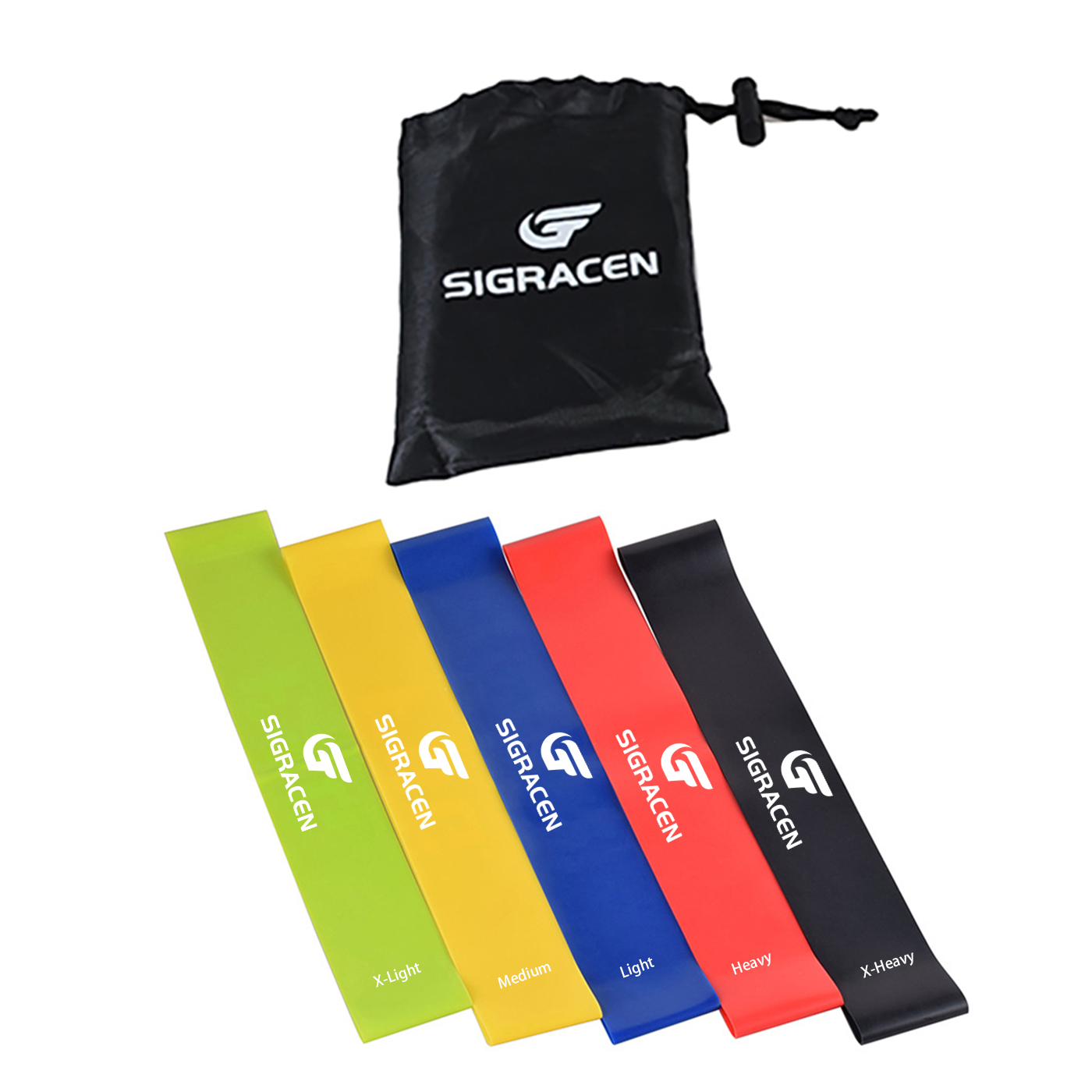 Custom Resistance Band Set With Bag