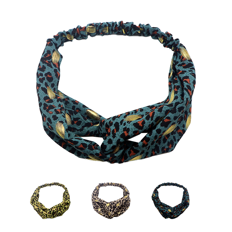 Women's Twisted Cross Elastic Headband