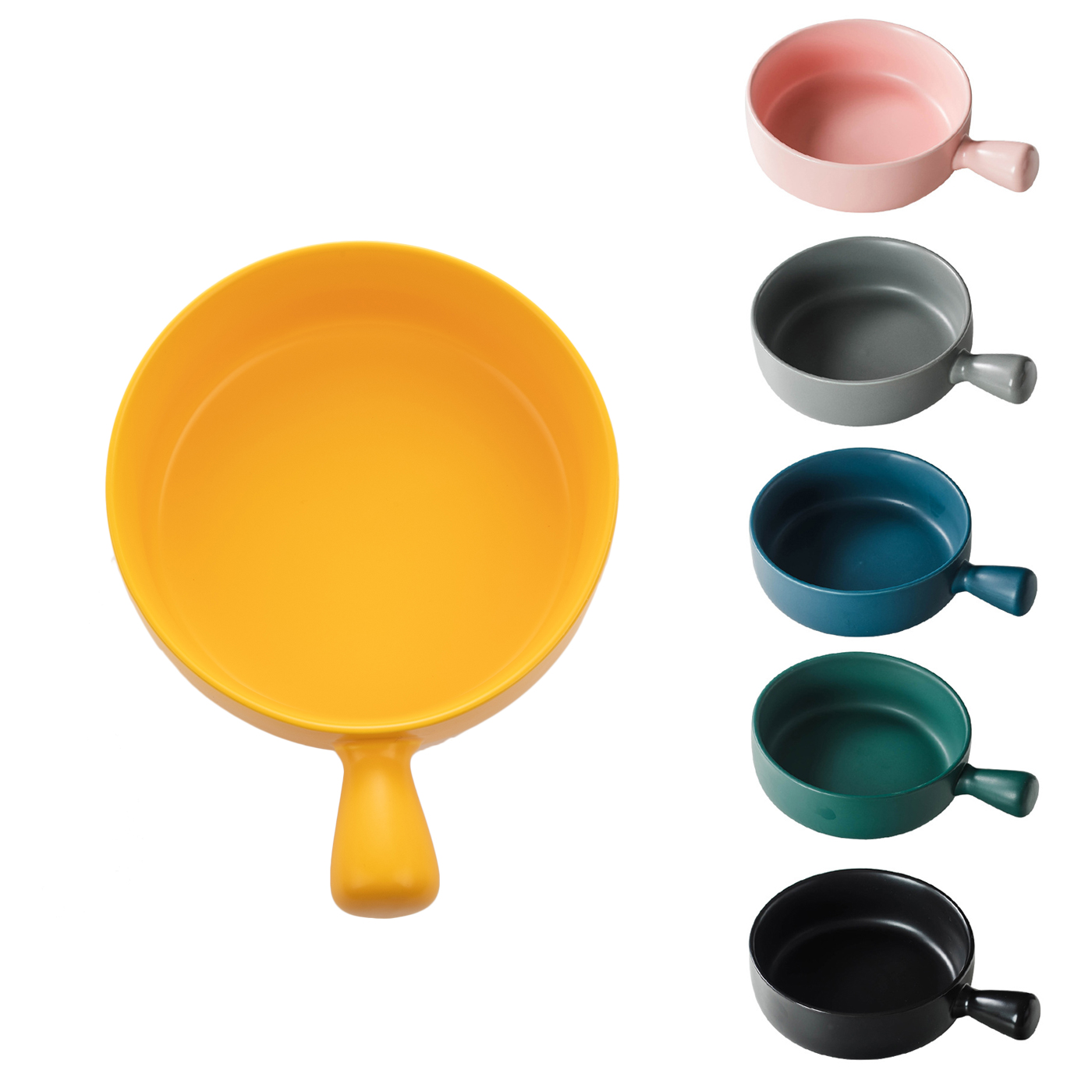 Kitchen Ceramic Bowl With Handle