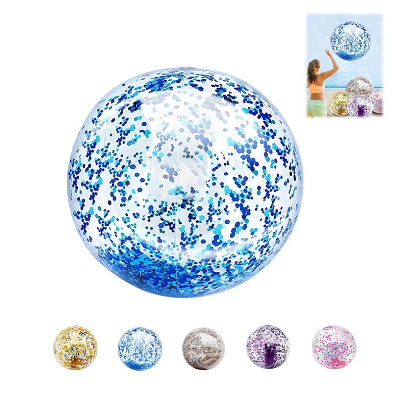 Custom Inflatable Glitter Beach Ball