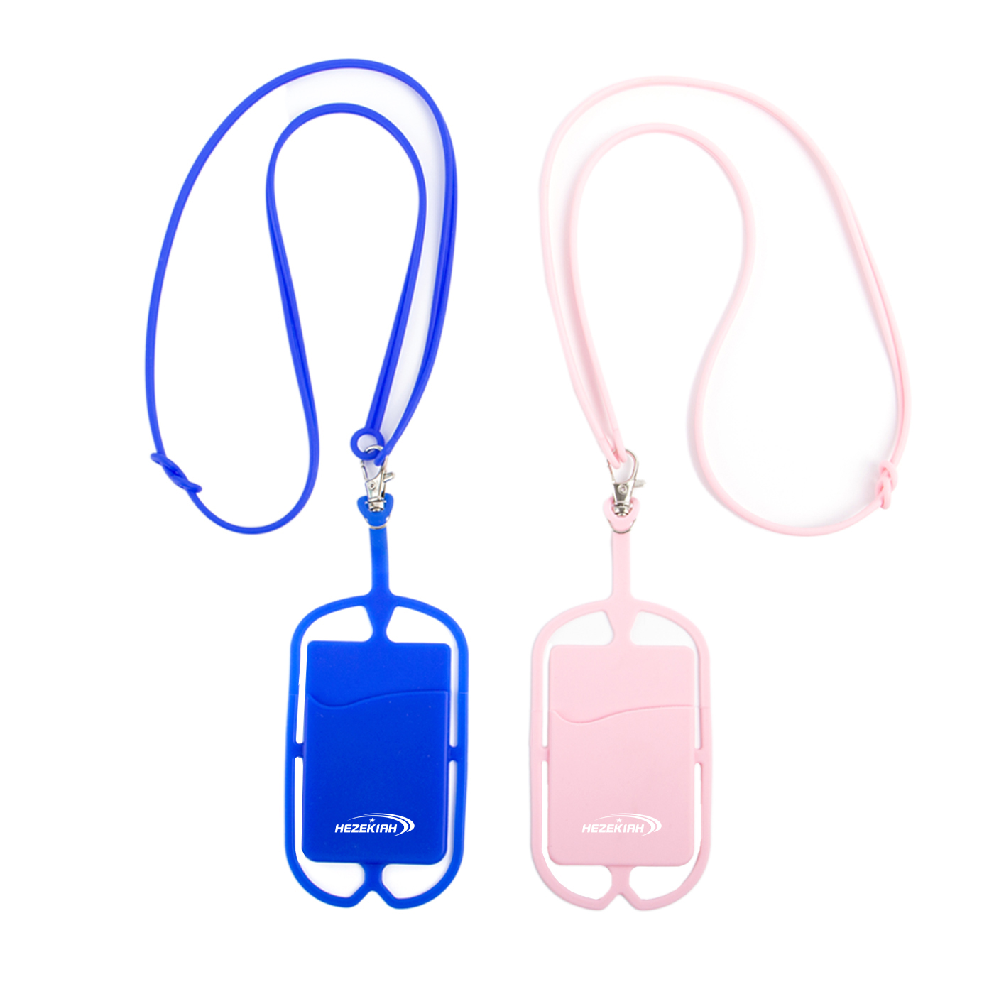 Silicone Phone Lanyard With Card Holder