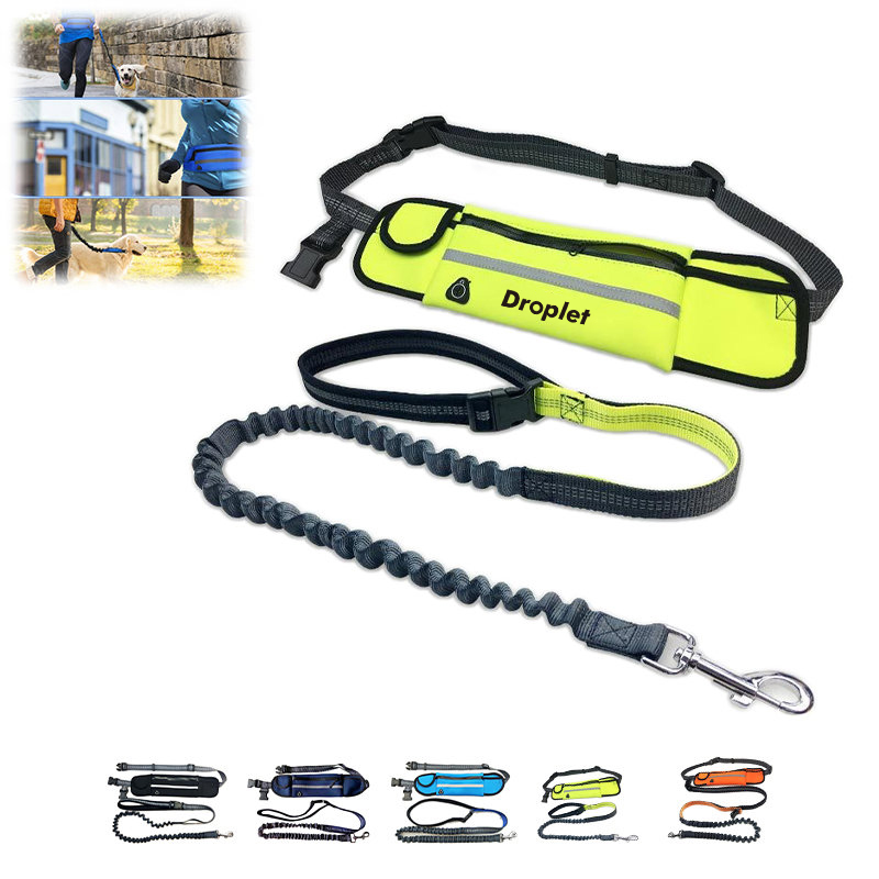Hands Free Dog Leash Waist Bag