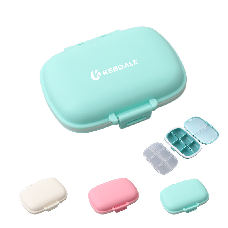 Portable Wheat Straw Travel Pill Case