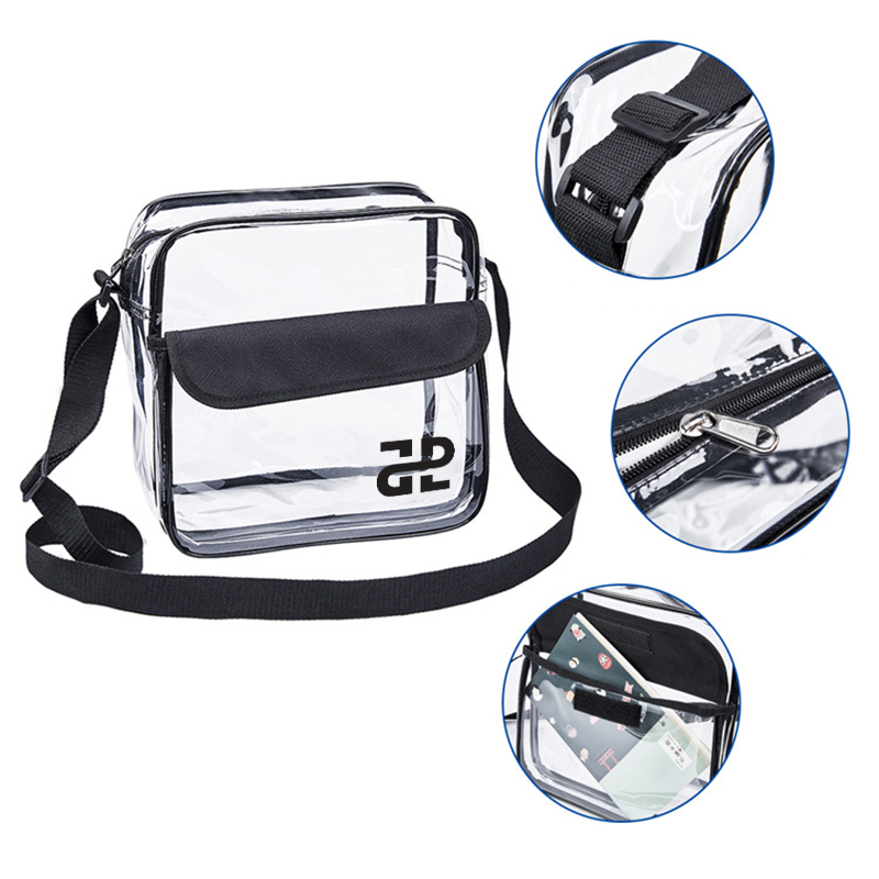 Stadium Approved Clear Messenger Bag