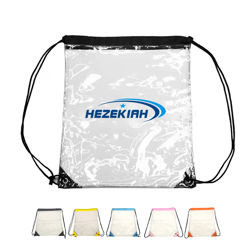 Clear Sports Drawstring Bag