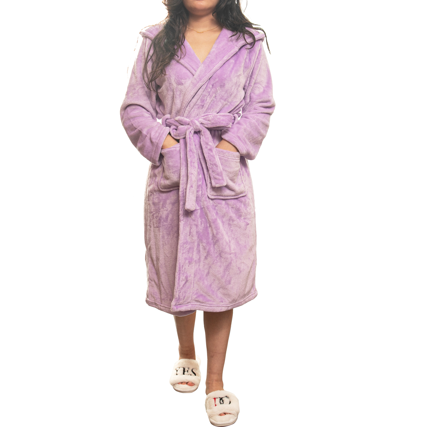 Long Lounge Robe With Hood