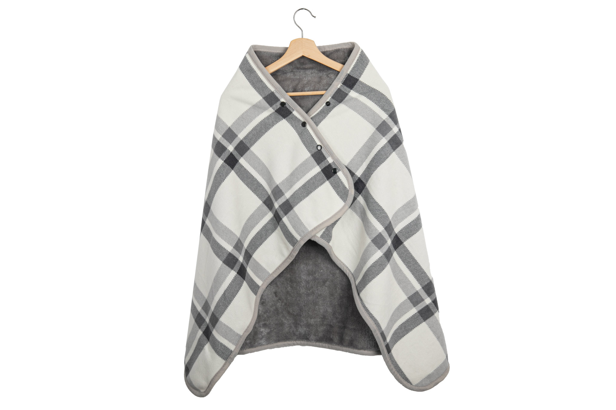 Fleece Wearable Blanket With Button