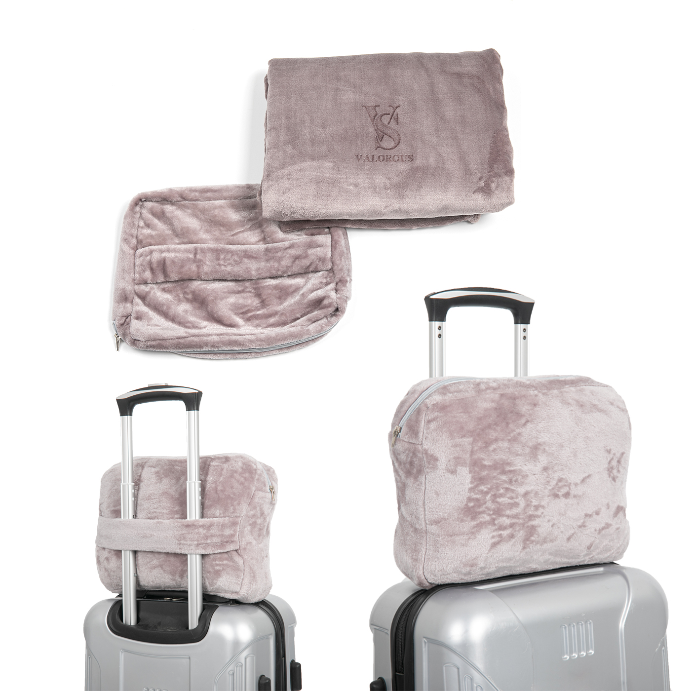 Travel Compact  Blanket With Bag