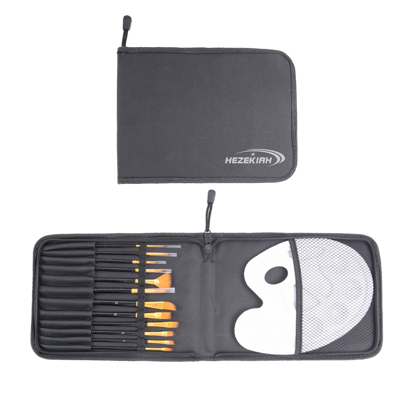 12pcs Nylon Paint Brushes Set