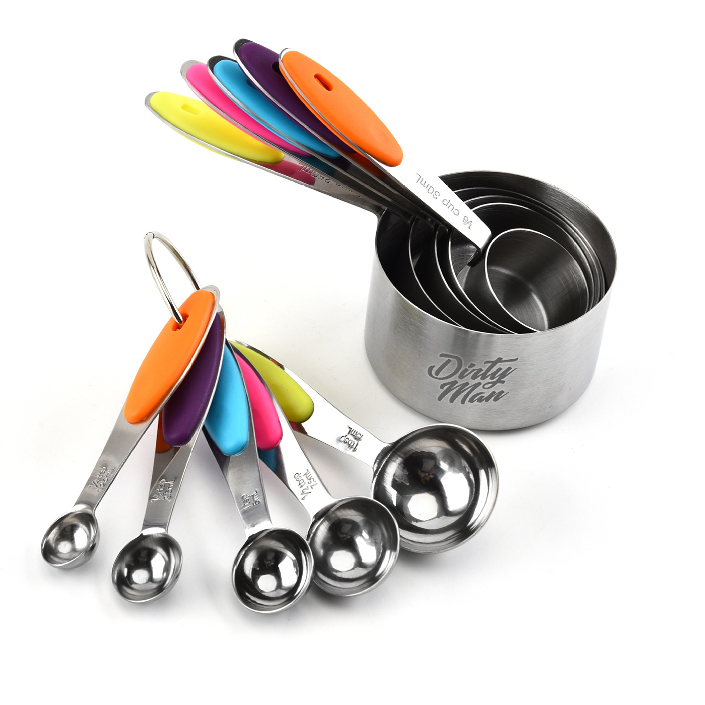 10Pcs Measuring Cups and Spoons Set