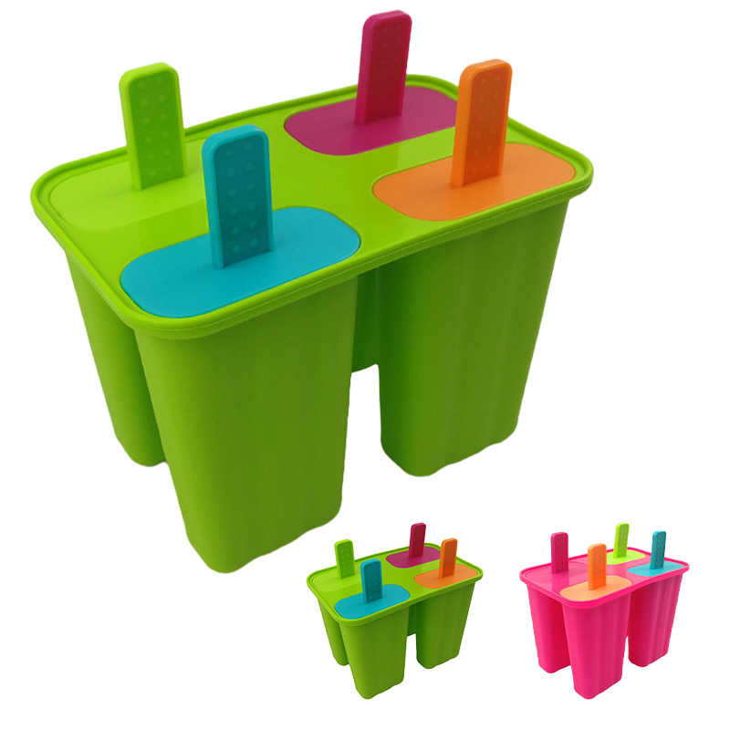 4 Grid Silicone Ice Cream Maker