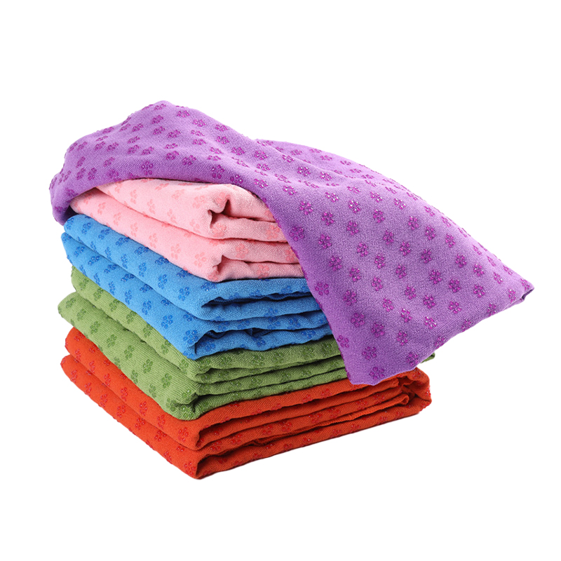 Non Slip Yoga Mat Towel With Grip Dot