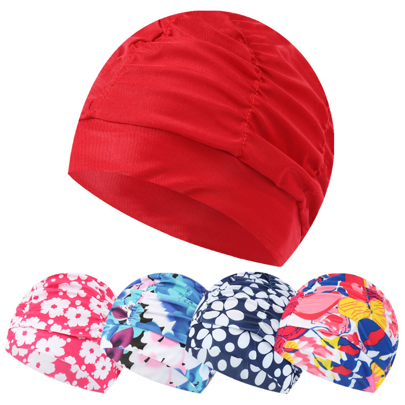Pleated Swimming Cap