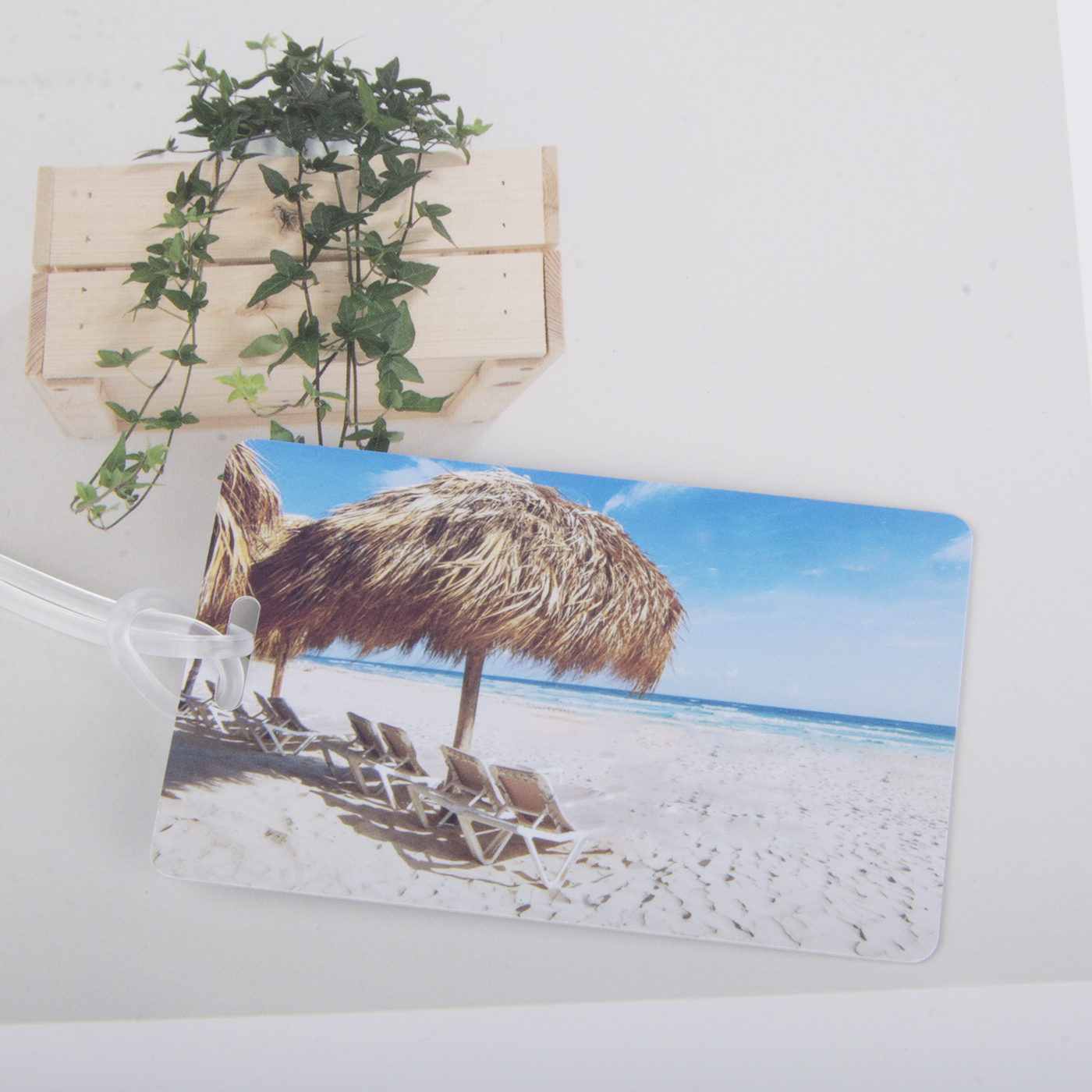 Travel Luggage Tag With Loop