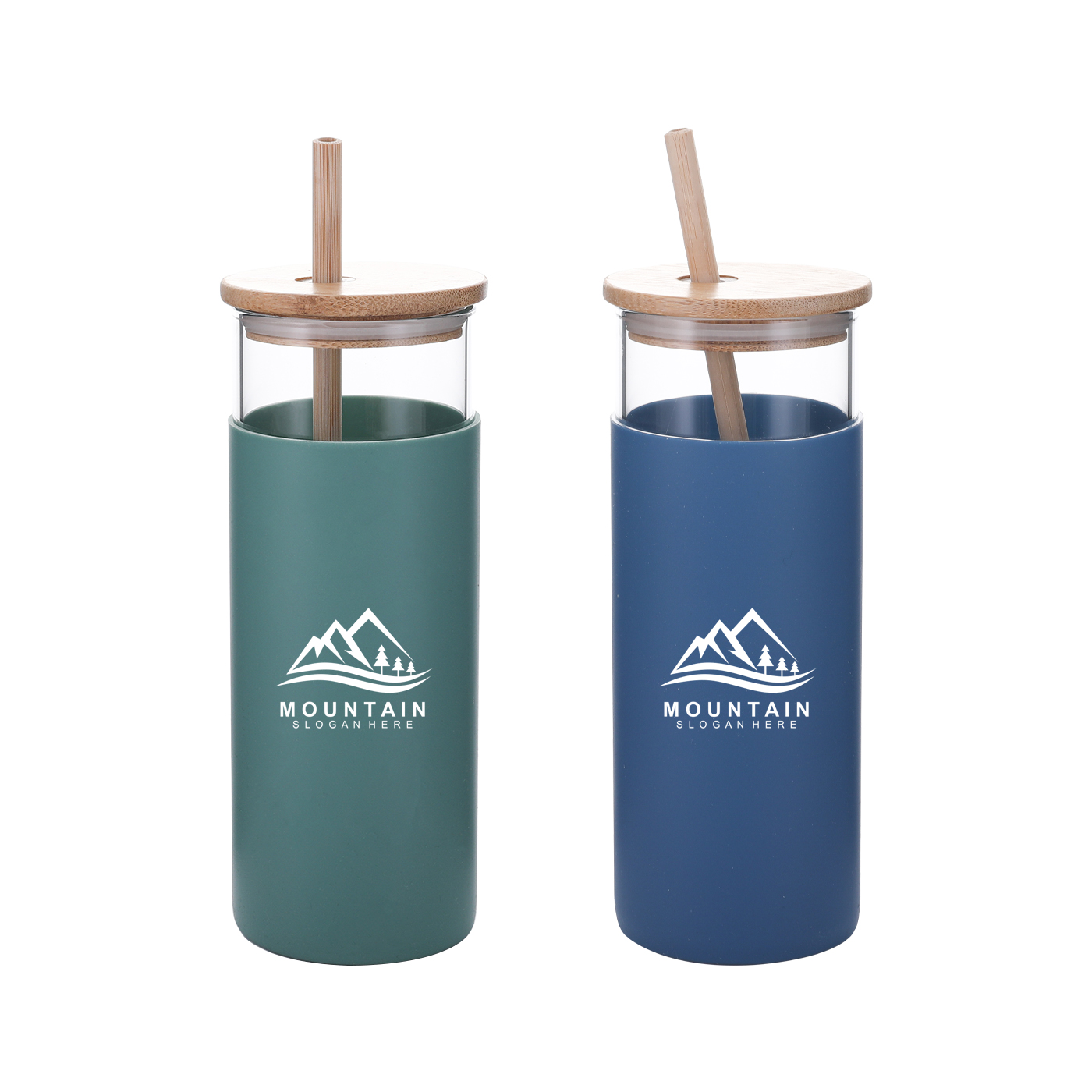 Glass Cup With Silicone Sleeve