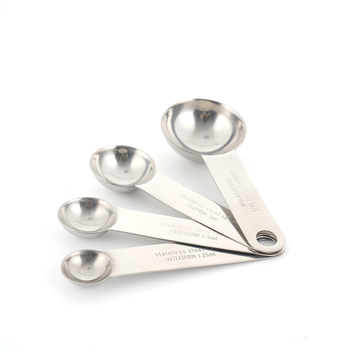 Custom 4Pcs Stainless Steel Spoon Set