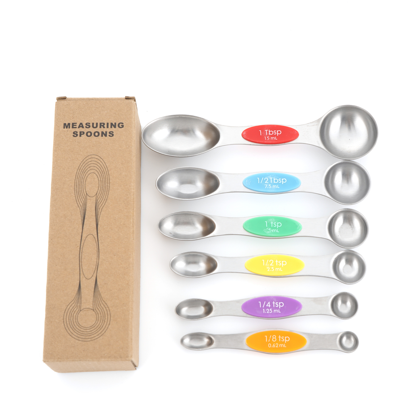 Double Ended Stackable Measuring Spoon Set