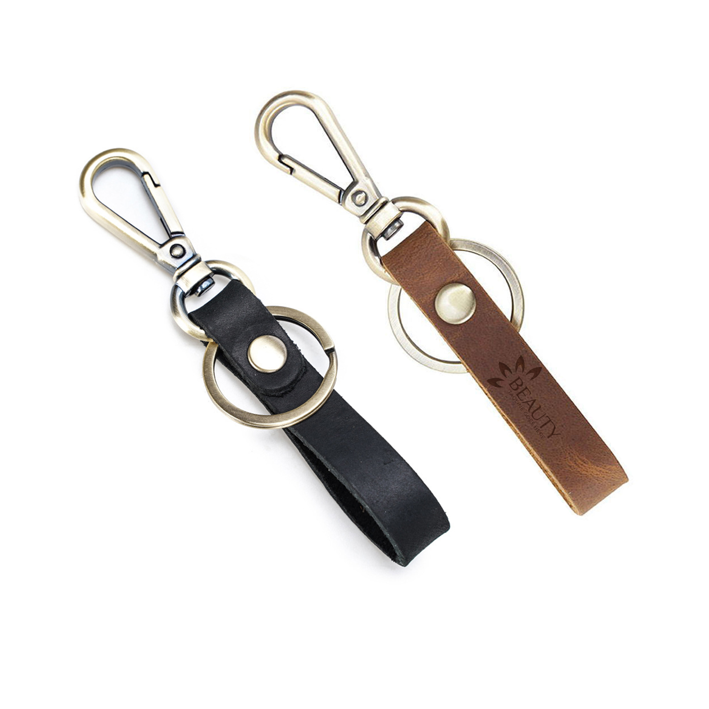 Customized Leather Keychain