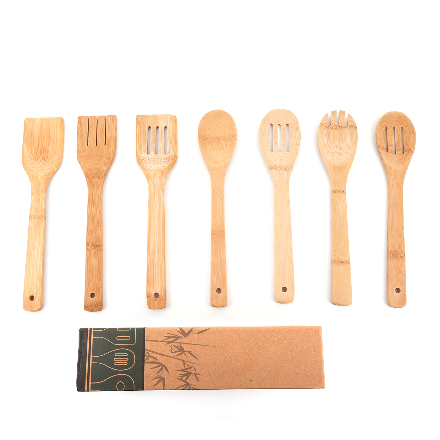 Custom Bamboo Cooking Utensils Set