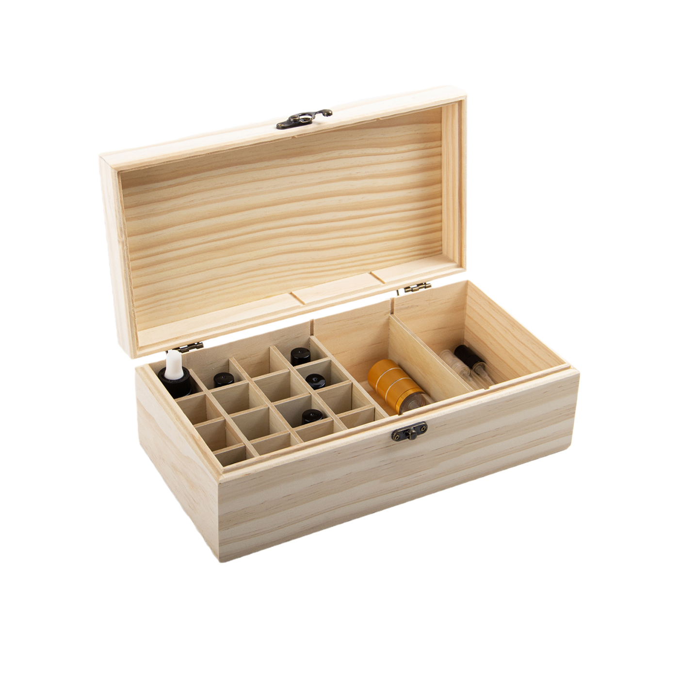 18 Slot Essential Oil Storage Wooden Box