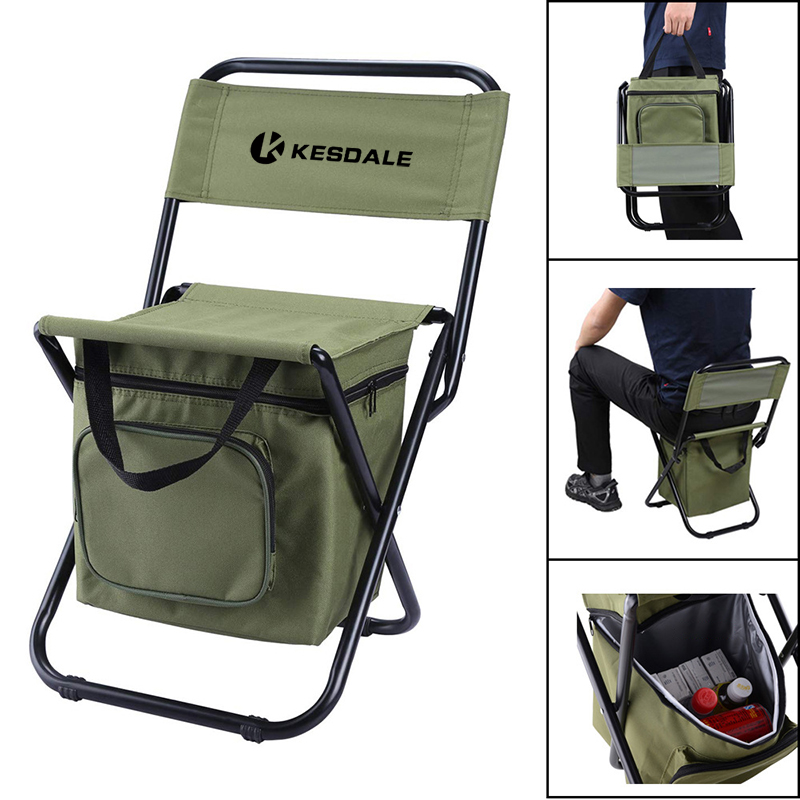 Foldable Hiking Seat With Cooler Bag