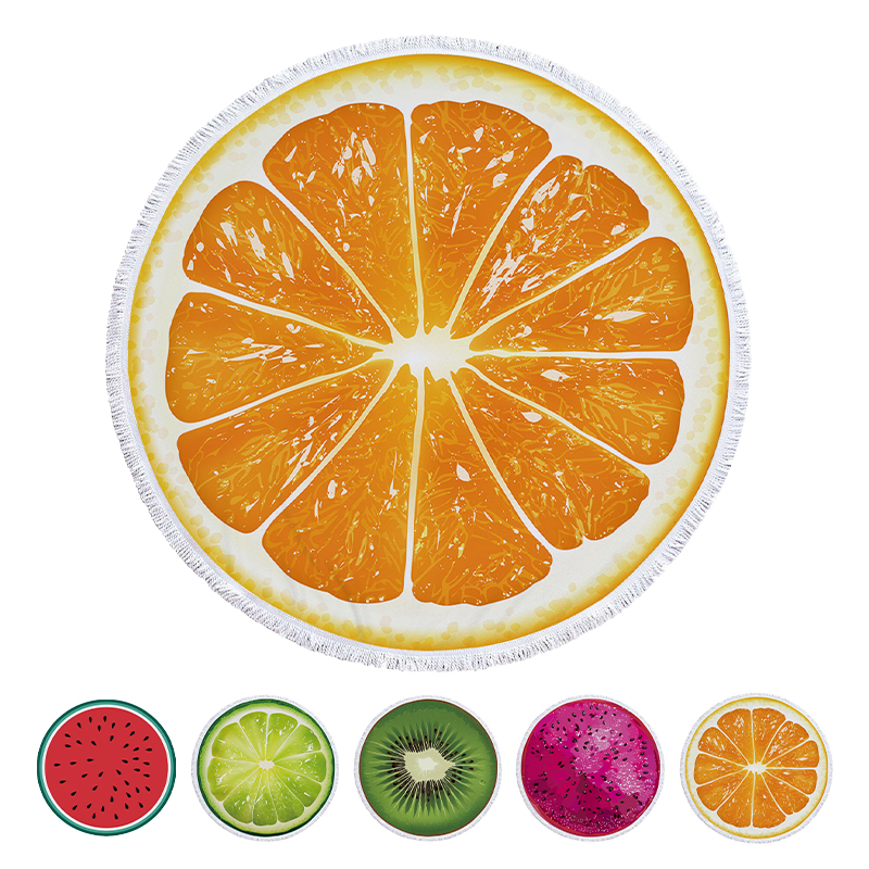 Custom Round Beach Towel