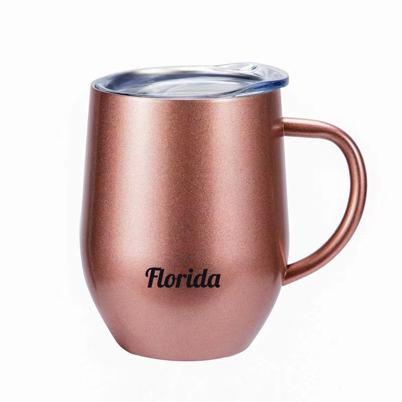 350ml Stainless Steel Tumbler With Handle