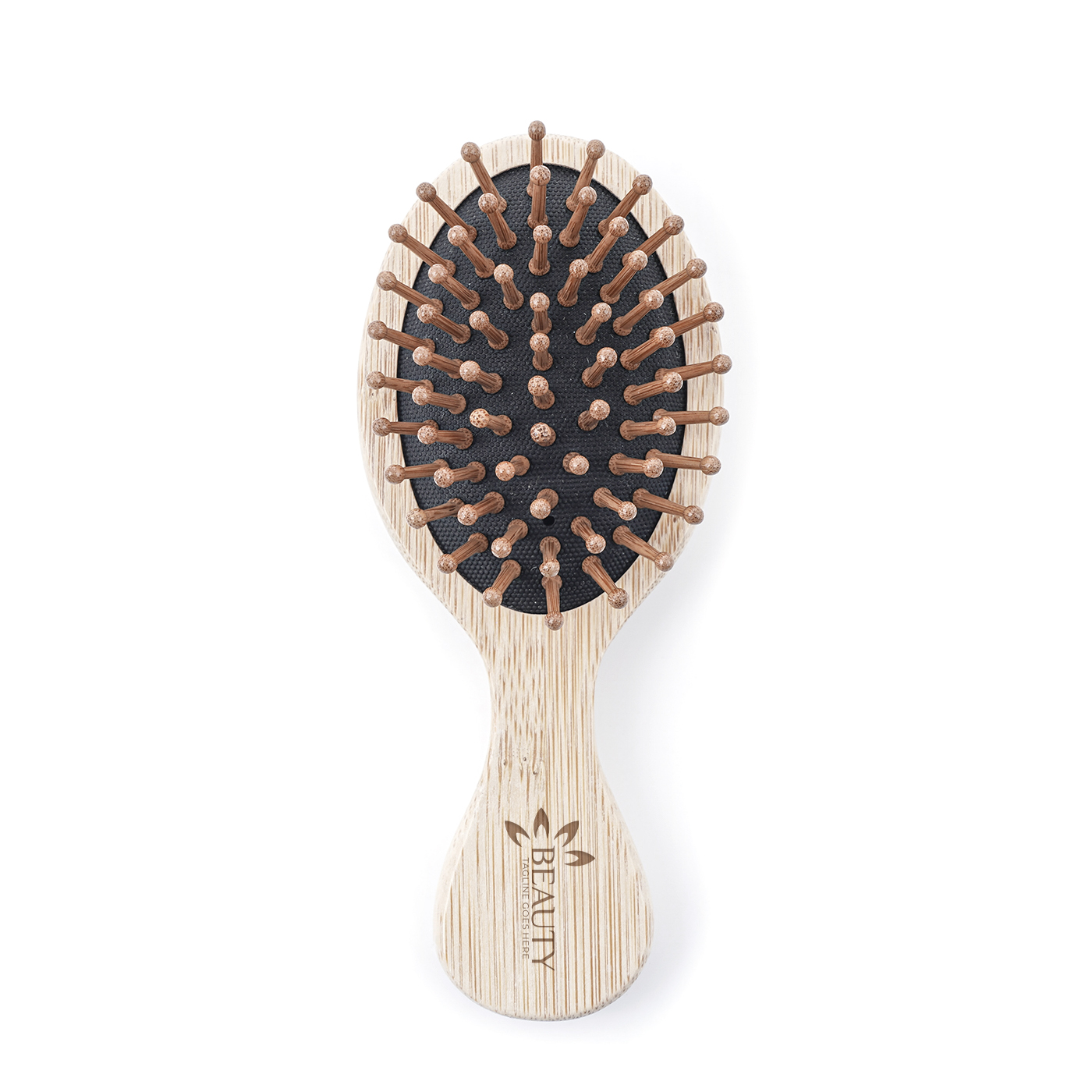 Custom Mini Bamboo Paddle Hairbrush