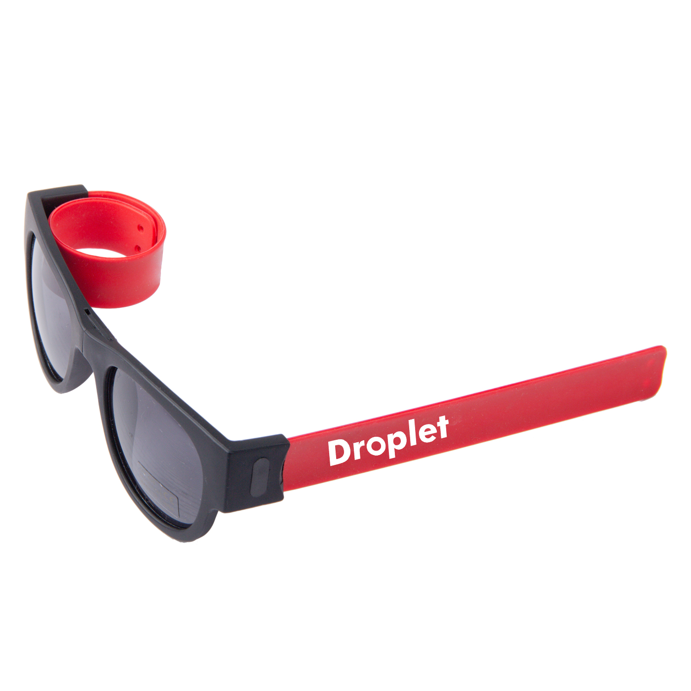 Slap Wristband Folding Sunglasses