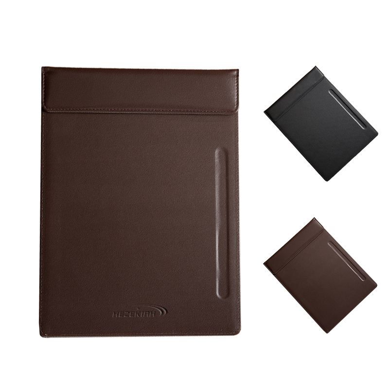 Leather Clipboard With Pen Holder