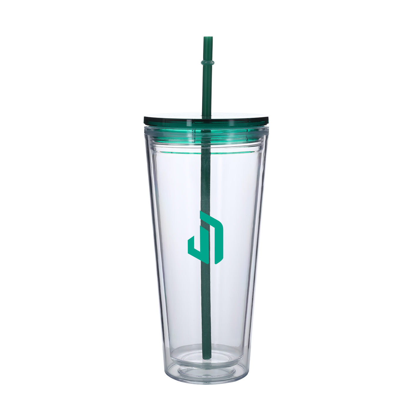 Plastic Tumbler With Straw Lid