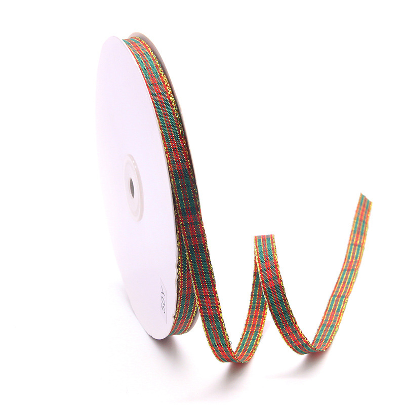 Printed Checkered Ribbon