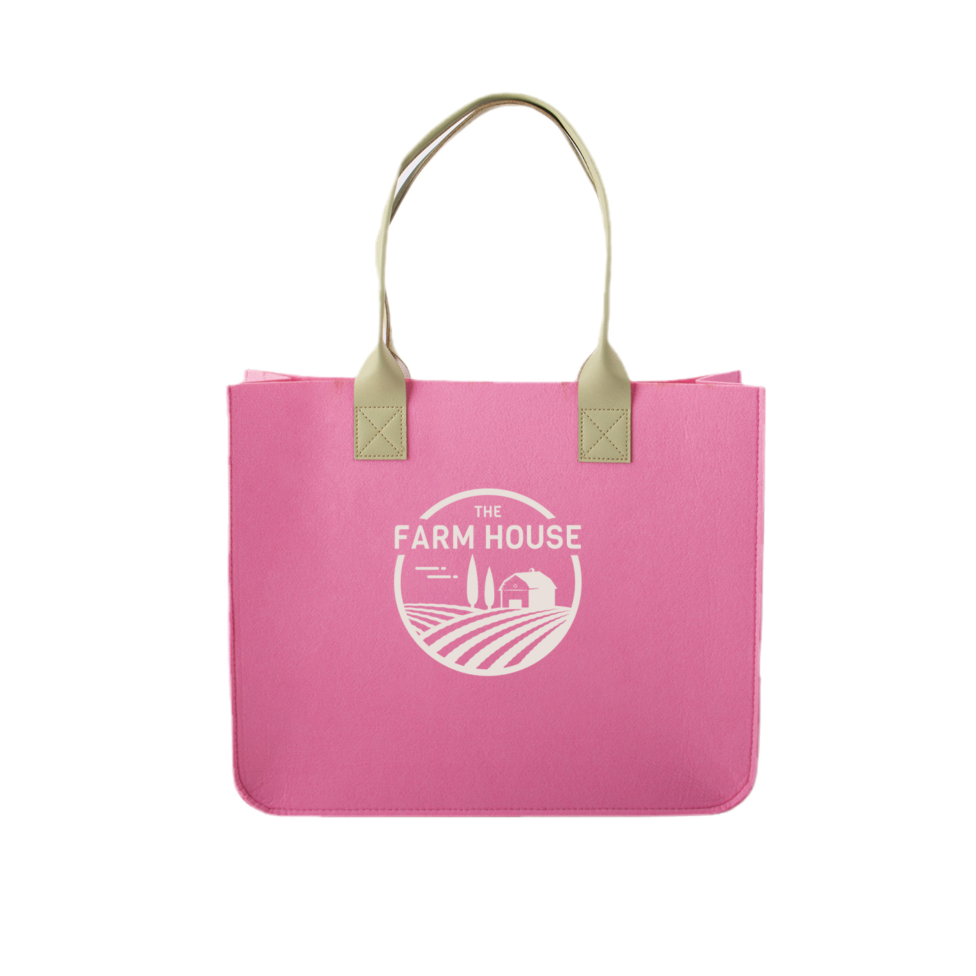 Reusable Felt Tote Bag With Handle