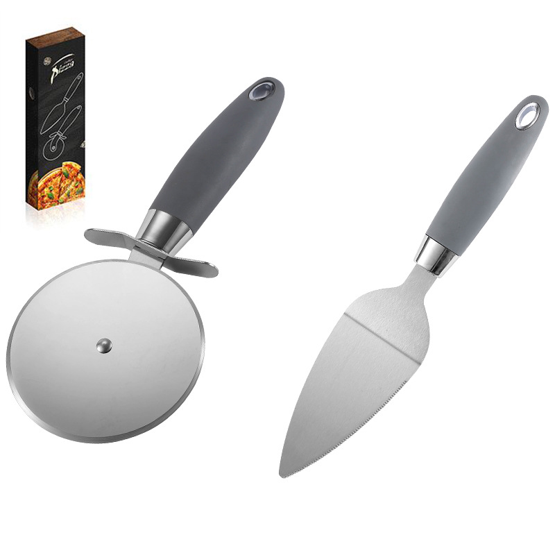 Classic Stainless Steel Pizza Cutter Set