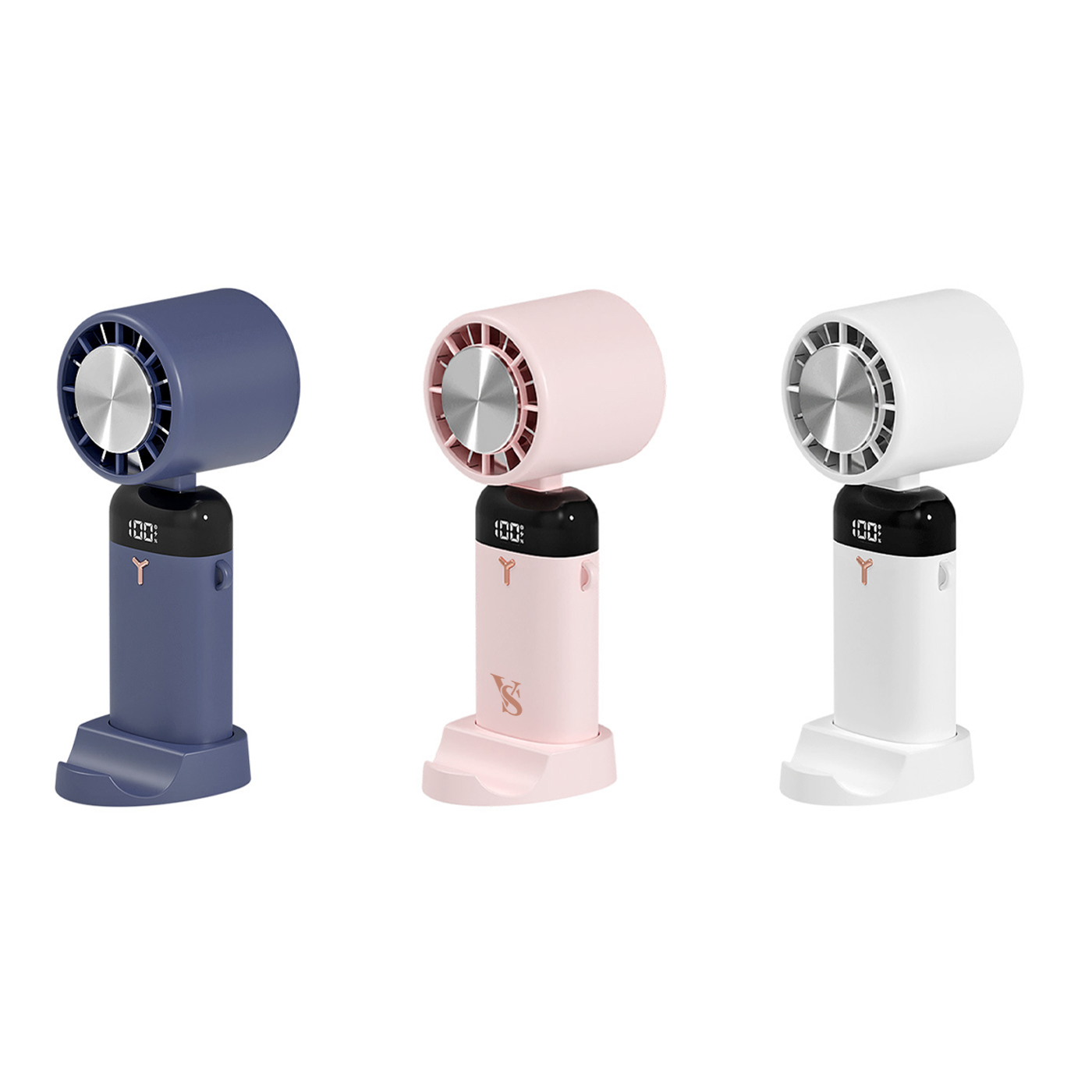 Portable Handheld Fan With Ice Cooling