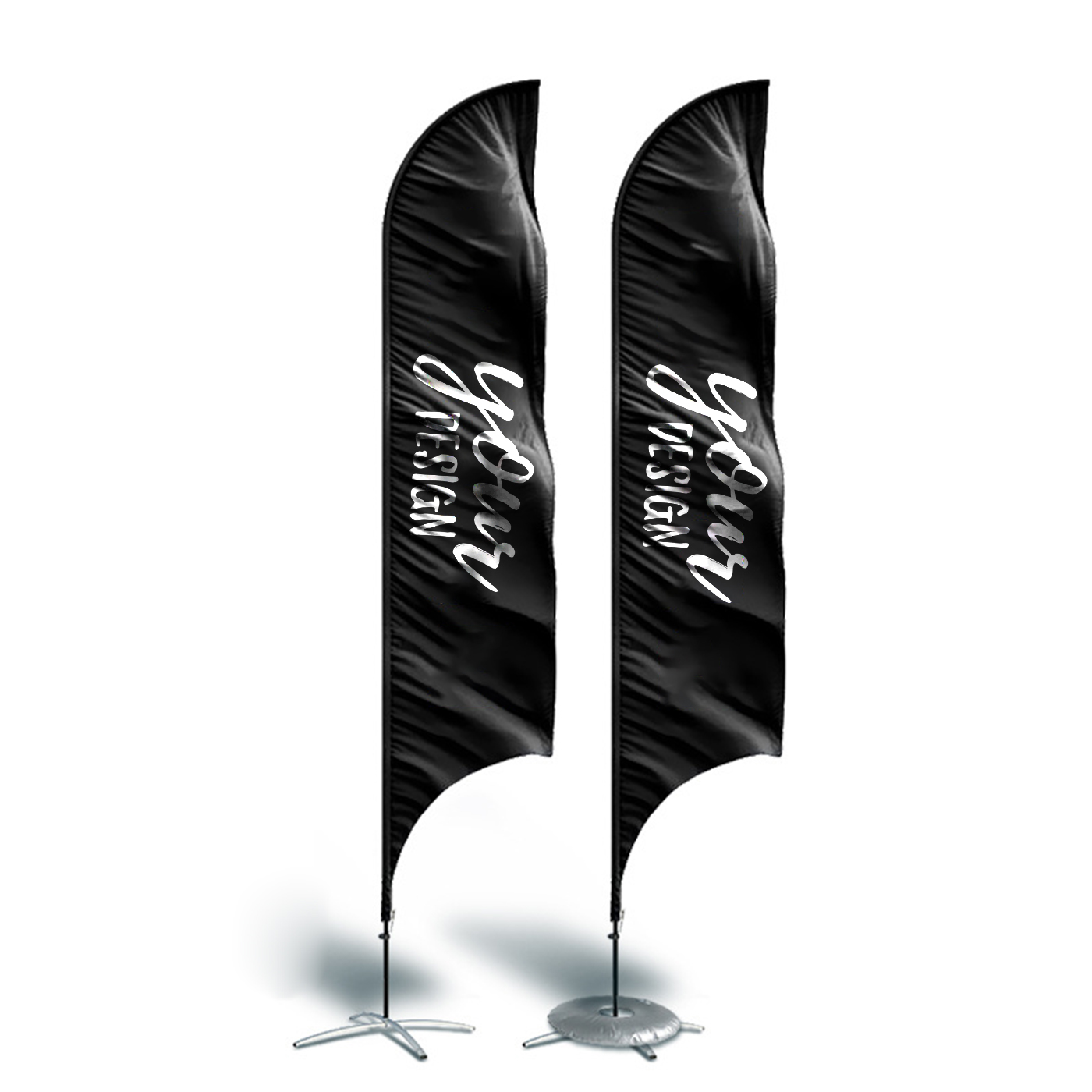 Custom Knife Shape Event Flag