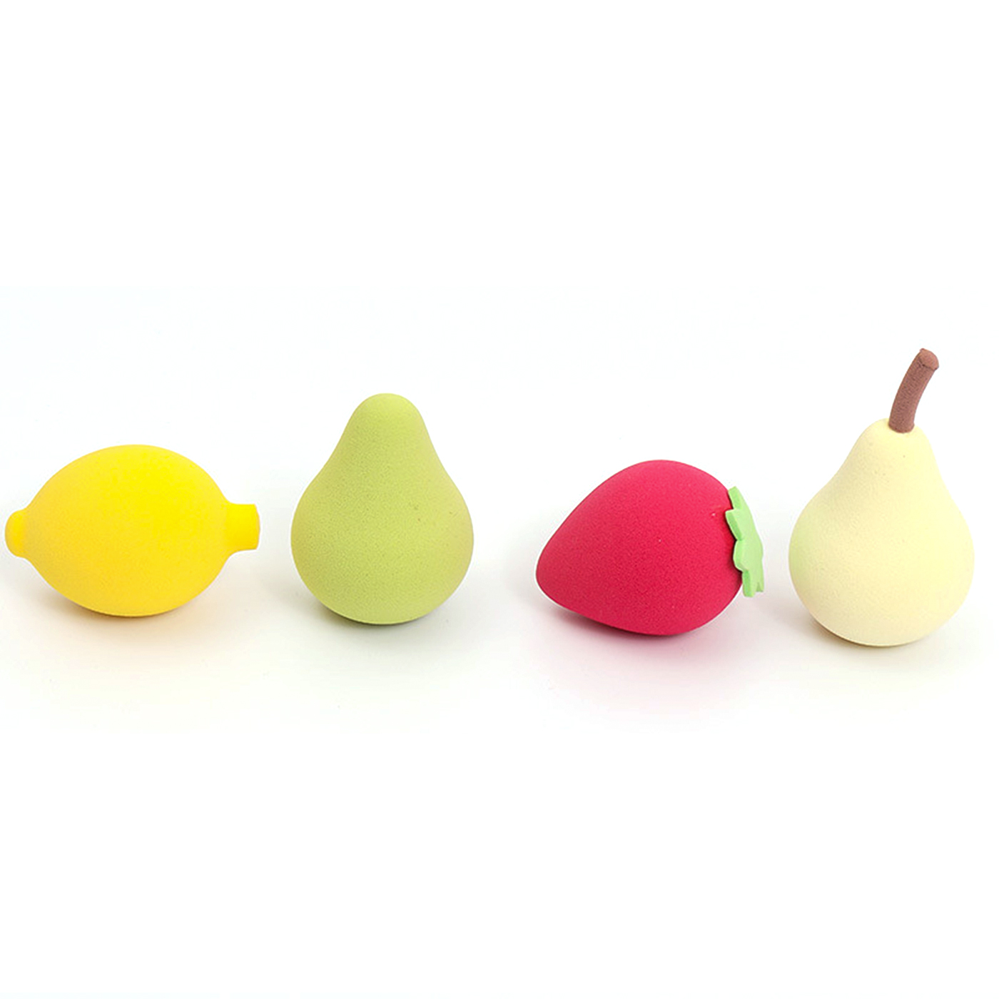 4 PCS Fruit Shape Makeup Sponges