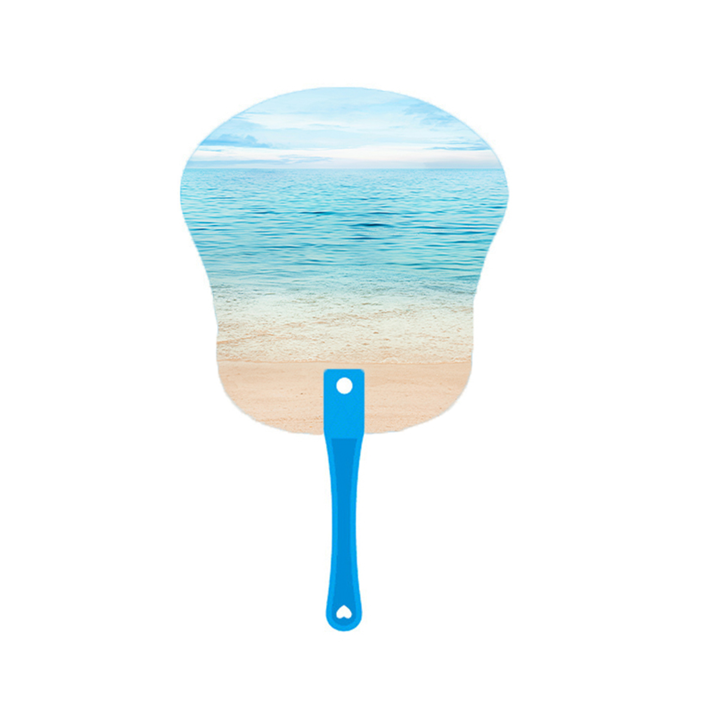 Handheld Plastic Round Advertising Fan