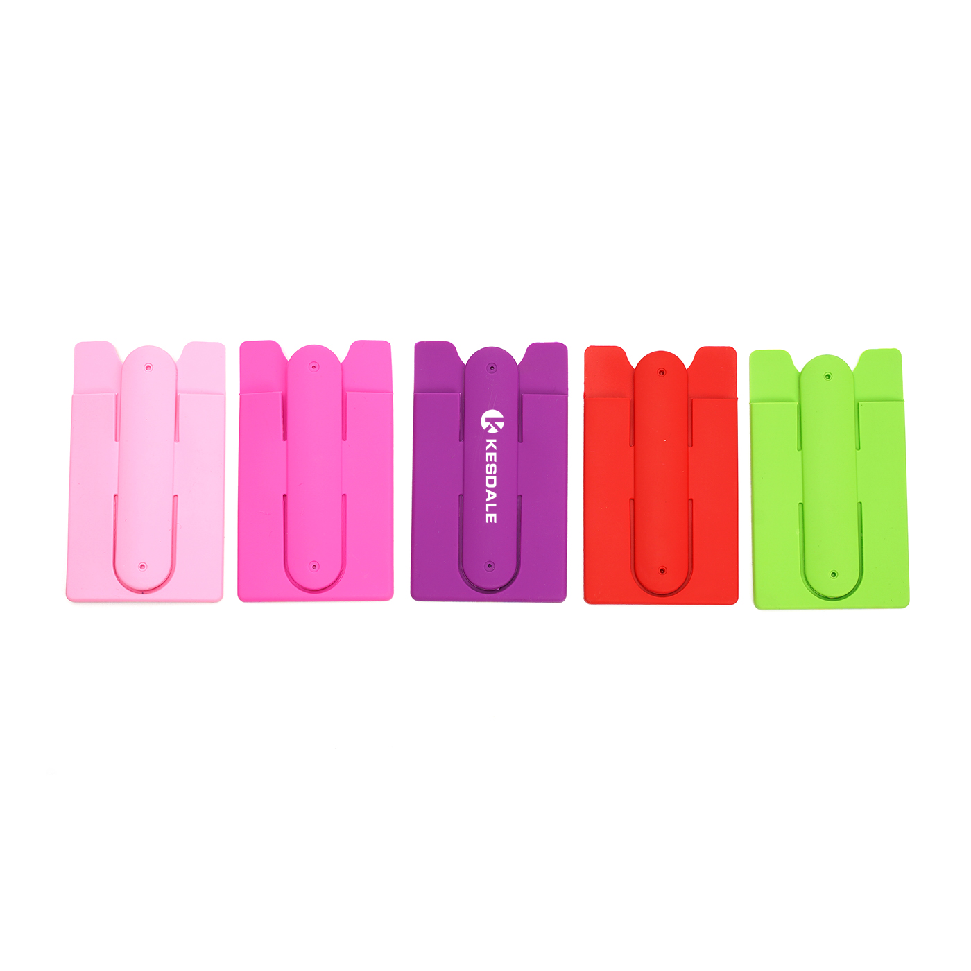Flexible Silicone Cellphone Card Holder